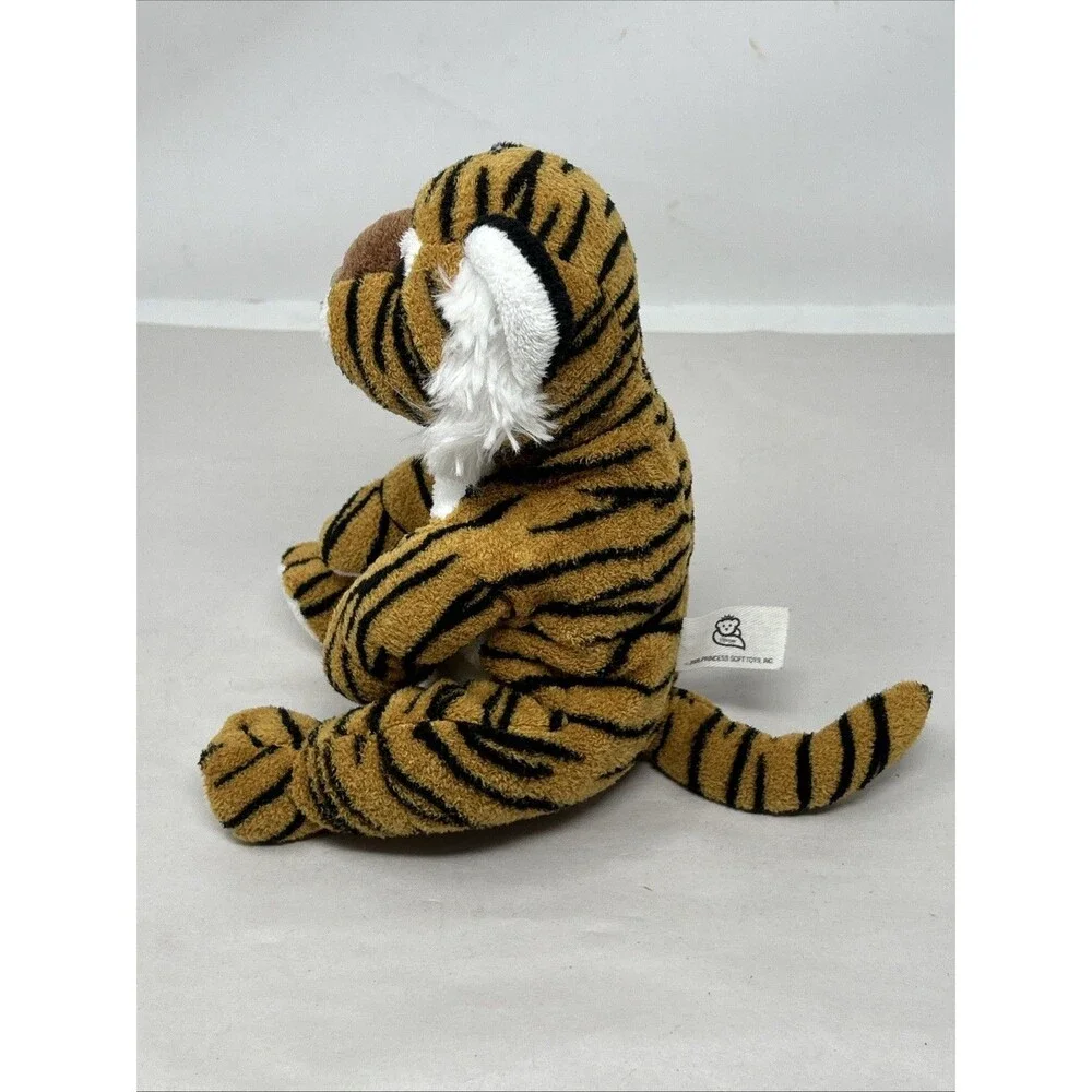 2005 Princess Soft Toys Gold Black Stripe Tiger Plush Stuffed Animal 10